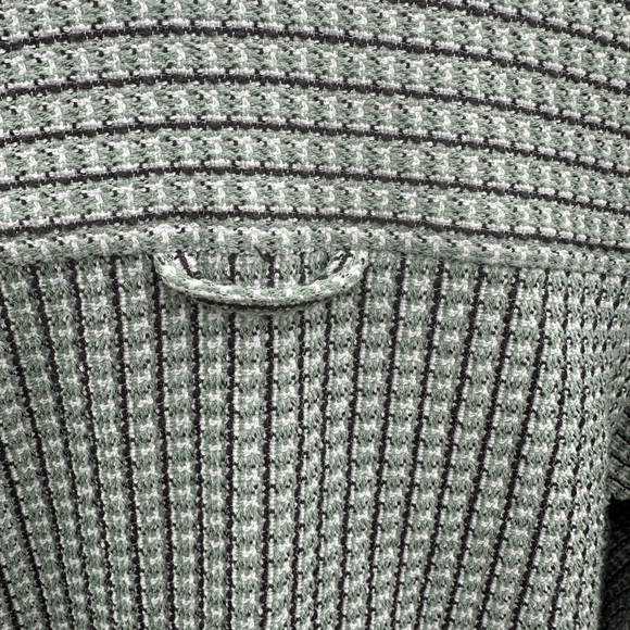 CLUB MONACO WOMENS LARGE Stylish Black and White Checkered Cardigan - Picture 6 of 13